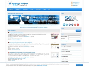 Bookmarks, RSS-Feeds und Artikel